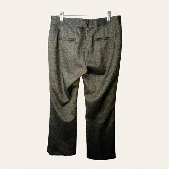 0193W. ANTONIO MELANI TROUSERS BROWN‎ AND GOLD IN COLOR SIZE 6 ZIPPER/BUTTON - Picture 6 of 9